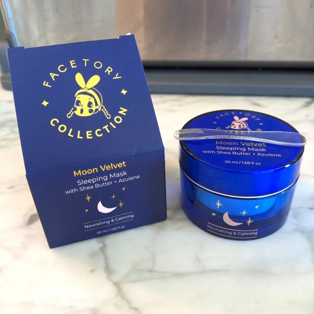 ๐ธ FaceTory Moon Velvet Sleeping Mask w/ Shea & Azulene NIB / NWT - Picture 1 of 16